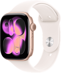 Apple Watch Series 11 Cellular 46mm Rose Gold Sport Band S/M