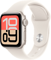 Apple Watch SE (2025) 5G 40 mm Polarstern Sportarmband S/M