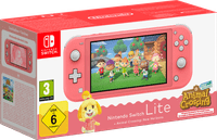 Nintendo Switch Lite Animal Crossing New Horizons Edition Pink