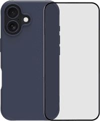 BlueBuilt Protective Backcover mit MagSafe iPhone 17 Blau + BlueBuilt iPhone 17 Panzerglas