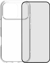 BlueBuilt Protective Backcover iPhone 17 Pro Transparent + BlueBuilt iPhone 17 Pro Panzerglas