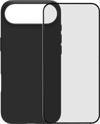 BlueBuilt Protective Backcover mit MagSafe iPhone 17 Air Schwarz + BlueBuilt iPhone 17 Air Panzerglas