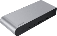 BlueBuilt DisplayLink Dockingstation Pro mit USB-C Silber