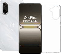 OnePlus Nord CE 5 128GB Weiß 5G + BlueBuilt Backcover Transparent