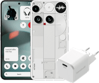 Nothing Phone (3) 256GB Weiß 5G + BlueBuilt Ladegerät mit USB-C-Port 45 W Weiß