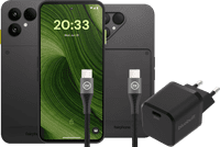 Fairphone 6 256GB Black 5G + Complete Accessory Pack