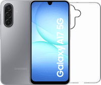 Samsung Galaxy A17 128GB Grau 5G + BlueBuilt Backcover Transparent