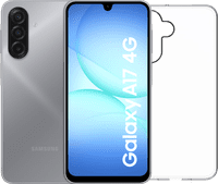 Samsung Galaxy A17 128GB Blau 4G + BlueBuilt Backcover Transparent