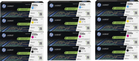 HP 220X LaserJet Toner Cartridge Combo Pack (3 units)