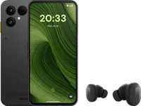 Fairphone 6 256GB Schwarz 5G + Fairphone Fairbuds True Wireless Earbuds Schwarz