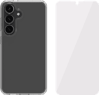 BlueBuilt Protective Backcover Samsung Galaxy S25 Transparent + Panzerglas