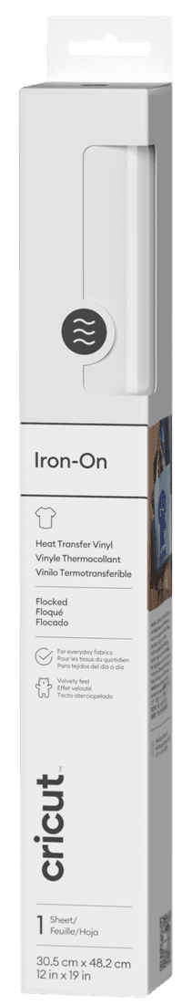 Cricut Flocked Iron-On White 30.5x48.3cm