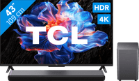 TCL 43 Zoll LED P61K 4K (2025) + TCL S55H 2.1 Soundbar