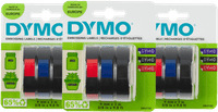 DYMO Prägeband 9 mm 3-Farben-Set 3er-Pack