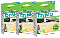 DYMO Removable Label 19x51mm 500 Units 3-pack