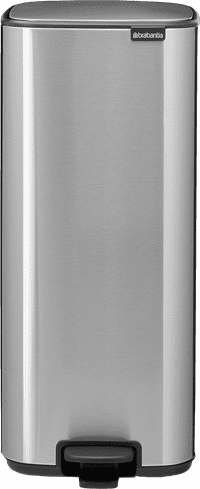 Brabantia Bo Pedal Bin 30 Liter Matt Steel Fingerprint Proof