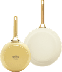 GreenPan Padova Reserve 20cm + 26cm Frying Pan Set Sunshine Yellow