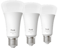 Philips Hue A67 White and Color 1600 lumens E27 3-pack