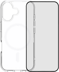 BlueBuilt Protective Backcover mit MagSafe iPhone 17 Transparent + BlueBuilt iPhone 17 Panzerglas