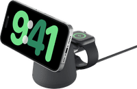 Belkin MagSafe and Qi2 2-in-1 Wireless Charger 15W with Stand Black