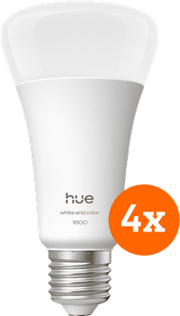 Philips Hue A67 White & Color 1.600 lm E27 4er-Pack