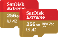 SanDisk MicroSDXC Extreme 256GB 130MB/s Duo Pack