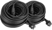 BlueBuilt Extension Cord IP44 25m Duo Pack