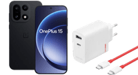 OnePlus 15 512GB Schwarz 5G + OnePlus SuperVOOC Ladegerät 120 W + USB-C-Kabel