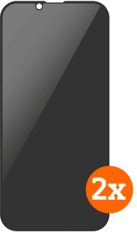 BlueBuilt iPhone 16e Privacy Filter Screen Protector Glass Duo Pack