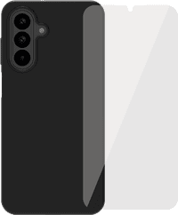 BlueBuilt Samsung Galaxy A26 Backcover Schwarz + Panzerglas