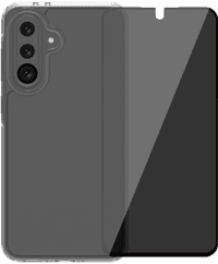 BlueBuilt Protective Cover Samsung Galaxy A36 Transparent + Privacy Panzerglas