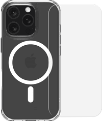 BlueBuilt Protective Backcover mit MagSafe iPhone 16 Pro + Panzerglas