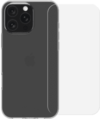 BlueBuilt Backcover iPhone 16 Pro Max Transparent + Panzerglas