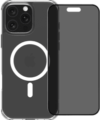 BlueBuilt Protective Backcover mit MagSafe iPhone 16 Pro Max + Privacy Displayschutz