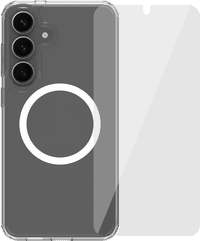 BlueBuilt Protective Backcover Magnet Galaxy S25 Plus Transparent + Panzerglas