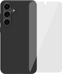 BlueBuilt Samsung Galaxy S25 Plus Backcover Schwarz + Panzerglas