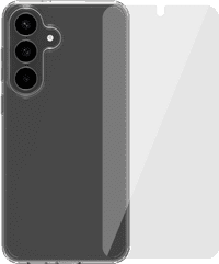 BlueBuilt Protective Backcover Samsung Galaxy S25 FE Transparent + Panzerglas