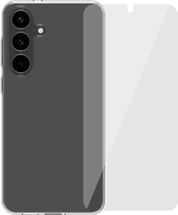 BlueBuilt Samsung Galaxy S25 FE Backcover Transparent + Panzerglas