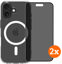 BlueBuilt Protective Backcover MagSafe iPhone 17 + Privacy Displayschutz Doppelpack
