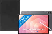 Samsung Galaxy Tab S11 Ultra 14.6 inches 1TB WiFi + 5G Gray + BlueBuilt Book Case Black