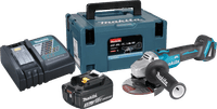 Makita DGA504ZJ + Makita Starter Set 18V LXT 3.0Ah BL1830B/DC18RC