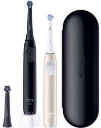 Oral-B iO 2 Holiday Edition Schwarz und Rosa Doppelpack