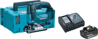 Makita DJV182ZJ + Makita Starterset 18V LXT 3,0 Ah BL1830B/DC18RC