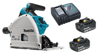 Makita DSP600ZJ 3,0-Ah-Akku (2x) Starterset