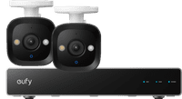 eufy PoE Sicherheitssystem + Netzwerkvideorecorder + E40 Doppelpack