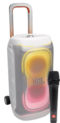 JBL PartyBox 330 Weiß + JBL PBM100