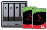 UGREEN NASync DXP4800 Plus + Seagate IronWolf 12TB Duo Pack