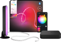 Philips Hue Play Gradient LED Strip 55 to 65 inch TV + Sync Box 4K Complete Starter Pack