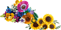 LEGO Wildblumen und Sonnenblumen Set 10313 + 11502