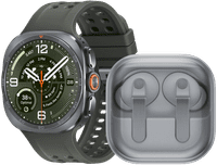 Samsung Galaxy Watch Ultra 2 5G Titanium Silver/Green 47mm + Samsung Galaxy Buds4 Pro White